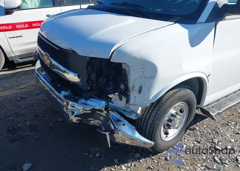 2025 Chevrolet Express Passenger Rwd 3500 Extended Wheelbase Lt из США, поврежденный, VIN 1GAZGPFP0S1258881